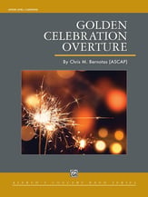 Golden Celebration Overture Concert Band sheet music cover